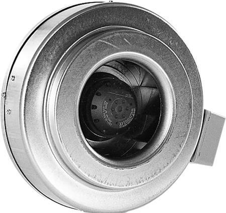 Systemair Ventilatore da condotto K250 L Sileo con staffa, 50-60 Hz, 230 V, 147-205 W. Potenza d'aria max.