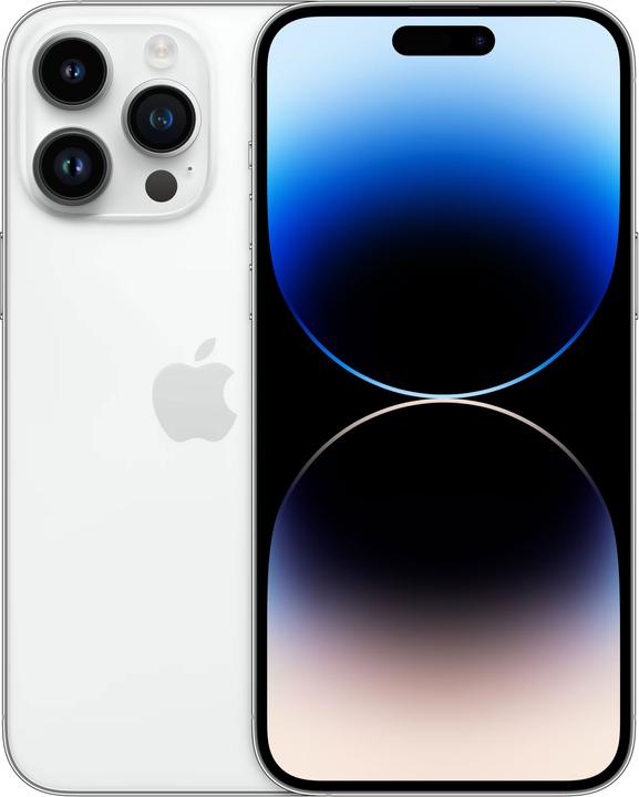 Produktbild Apple iPhone 14 Pro Max (512 GB, Silver, 6.70", SIM + eSIM, 48 Mpx, 5G)