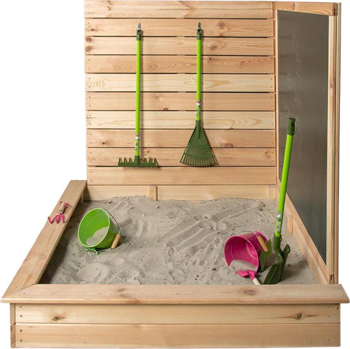 Actual product image Esschert Design Corner sandpit with board