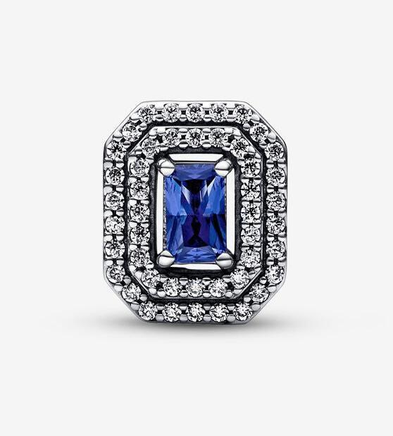 Actual product image Pandora Charm Sparkling Blue Stone (Silver 925, Zirconia)