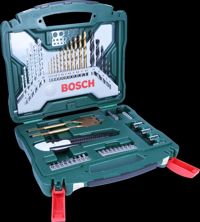 Produktbild Bosch Zubehör X-Line-Titanium Bohrer- und Schrauber-Set, 50-teilig (6 mm, 6.5 mm, 22 mm, 5.5 mm, 16 mm, 10 mm, 1.5 mm, 7 mm, 3 mm, 5 mm, 8 mm, 2.5 mm, 3.5 mm, 4.5 mm, 2 mm, 4 mm)