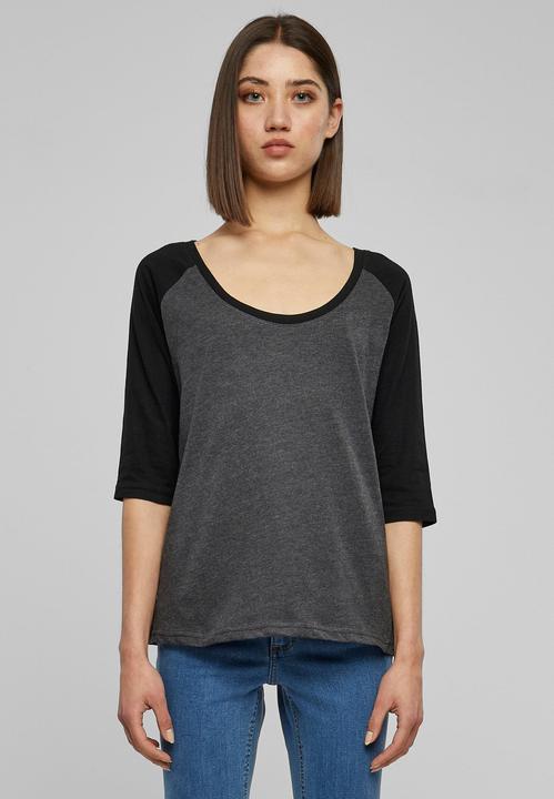 Produktbild Urban Classics Ladies 3/4 Contrast Raglan Tee (5XL)