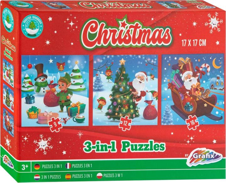 Produktbild Grafix Weihnachten 3-in-1-Puzzle (1 Teile)