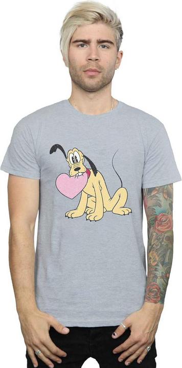 Immagine prodotto Disney Pluto Love Heart Maglietta Uomo (XL)