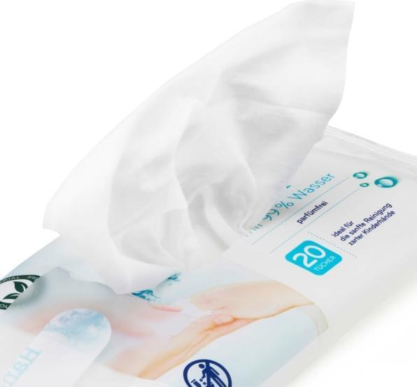 Produktbild dm babylove Händereinigungstücher (20 Stück)