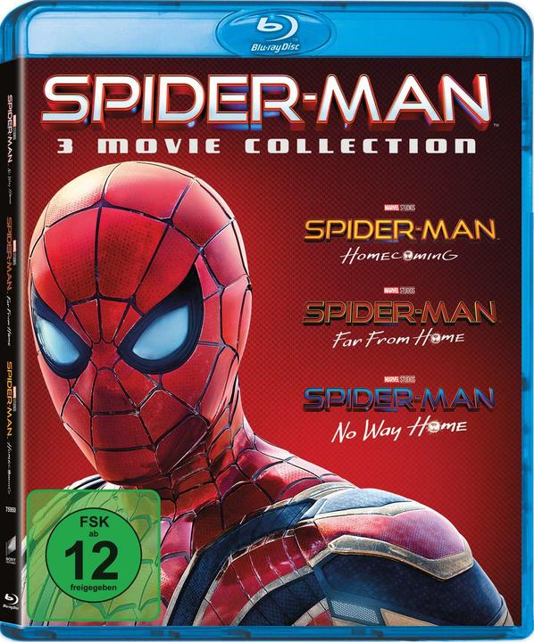 Image du produit Sony Spider-Man - Homecoming, Far From Home, No Way Home - BR (Blu-ray, 2022, Allemand, Anglais)