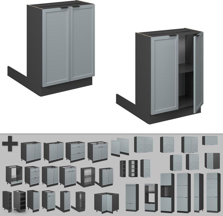 Produktbild Vicco Kücheninsel Fame-Line (30 x 60 x 82 cm)