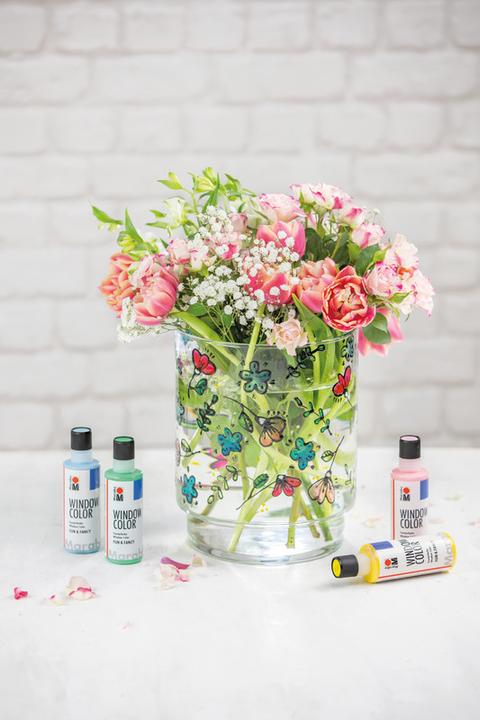 Produktbild Marabu Fenstermalfarbe Fun & Fancy (Türkisblau, 80 ml)