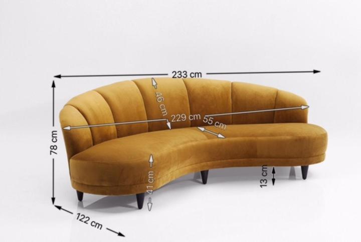 Actual product image Kare Design Sofa Djinn 3 seater 237cm (3-seater)