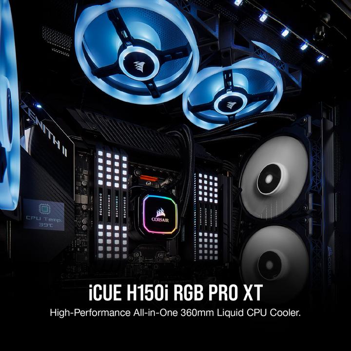 Actual product image Corsair H150i RGB PRO XT