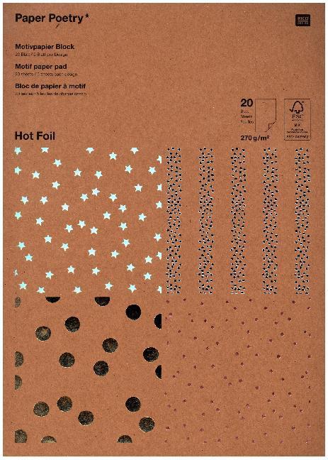 Image du produit Paper Poetry Papier à motif (270 g/m², 20 x)
