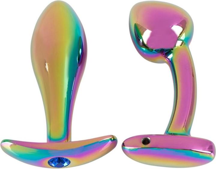 Productafbeelding Anos Metalen Butt Plug Set Regenb