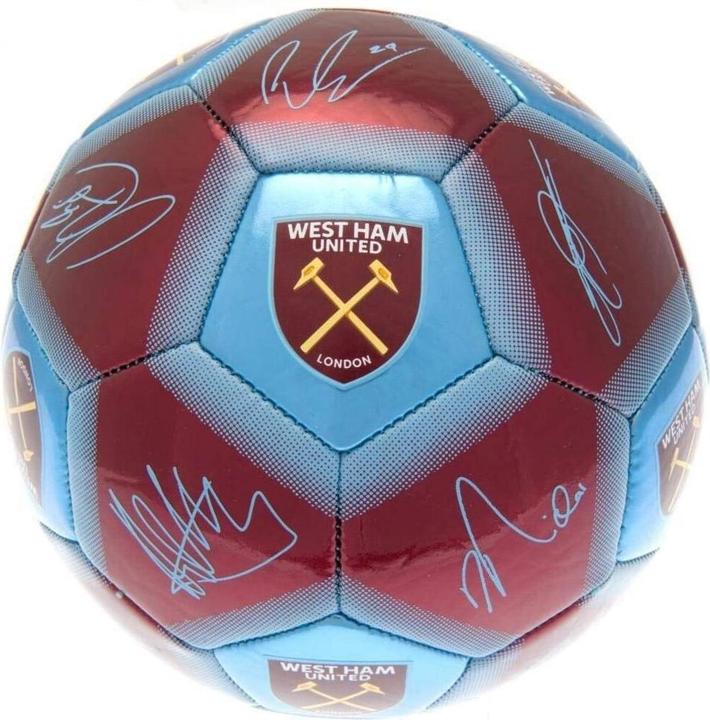 Produktbild West Ham United FC mit Unterschriften Fussball