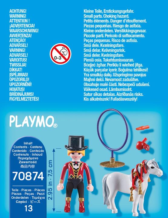 Image du produit Playmobil Dressage de chevaux (70874, Playmobil Special Plus)