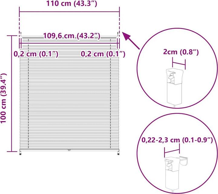 Actual product image VidaXL Dionis (100 x 110 cm)