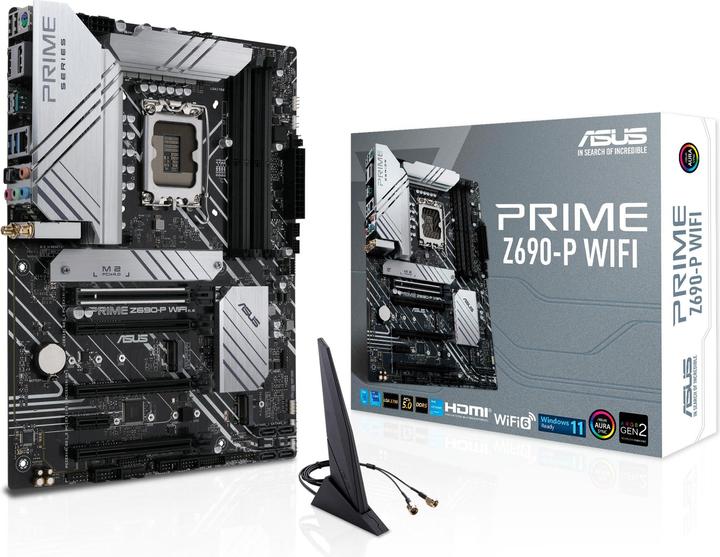 Actual product image ASUS Prime Z690-P Wifi (LGA 1700, Intel Z690 (DDR5), ATX)