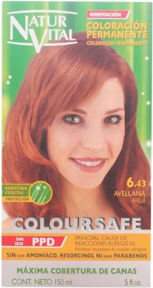 Naturaleza Y Vida COLOURSAFE tinte permanente #6.43-avellana 150 ml (6.43)