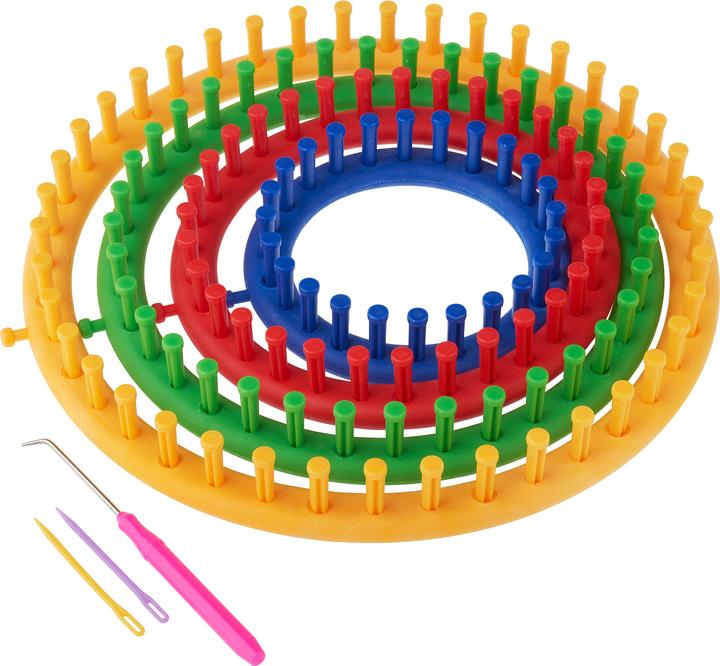 Actual product image VBS Knitting rings, set of 4