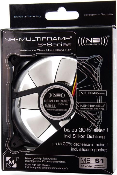 Produktbild Noiseblocker Multiframe S-Series MF12-S1 (120 mm, 1 x)