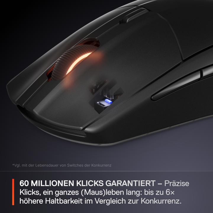 Produktbild SteelSeries Rival 3 WL Gen 2 - Black (Kabellos)