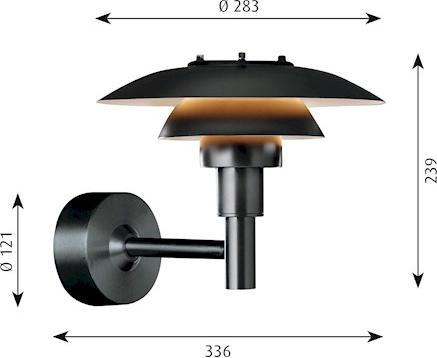 Image du produit Louis Poulsen Ph 3-2 1/2 Applique murale (E27)