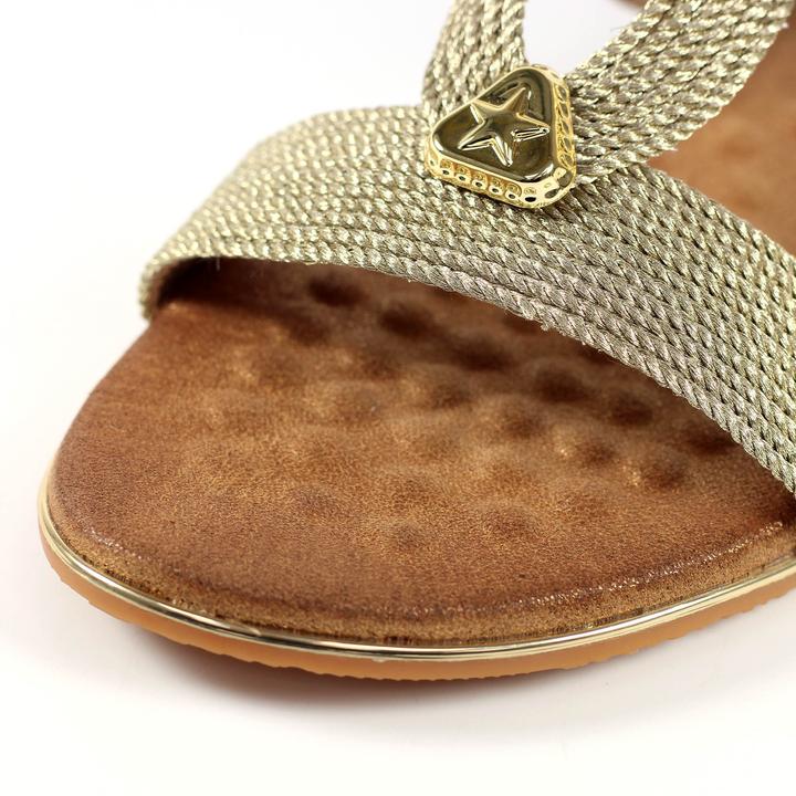 Actual product image Lunar Womens/Ladies Calow Leather Sandals (41)