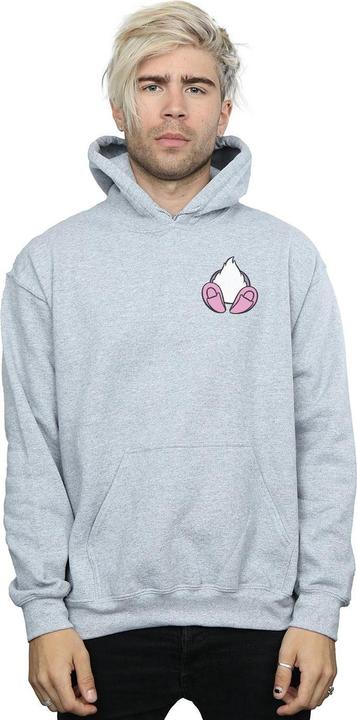 Actual product image Disney Mens Daisy Duck Backside Breast Print Hoodie (L)