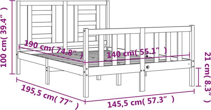 Image du produit VidaXL Maddalena (140 x 190 cm)