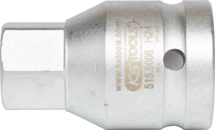 Actual product image KS Tools 3/4" power bit socket nut hexagonal socket (24 mm)