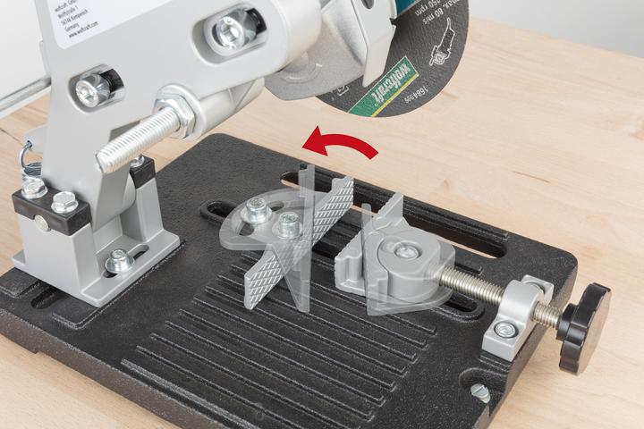Actual product image wolfcraft Cutting Stand for Angle Grinder Ø 115 and 125 mm