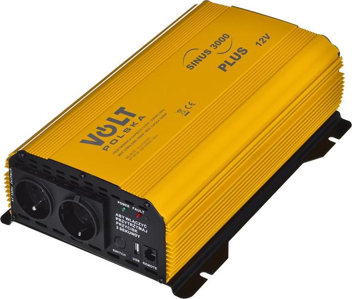 Actual product image Volt Polska Przetwornica napiecia SINUS PLUS 3000 12/230V+pilot