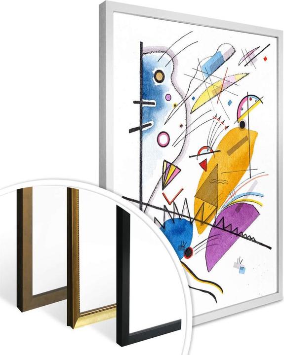 Produktbild Trenddeko Kandinsky - Durchgehender Strich (30 x 40 cm)