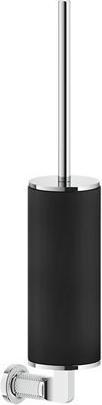 Image du produit Gessi Inciso ensemble de brosses de toilette pour montage mural, récipient noir mat, 58520