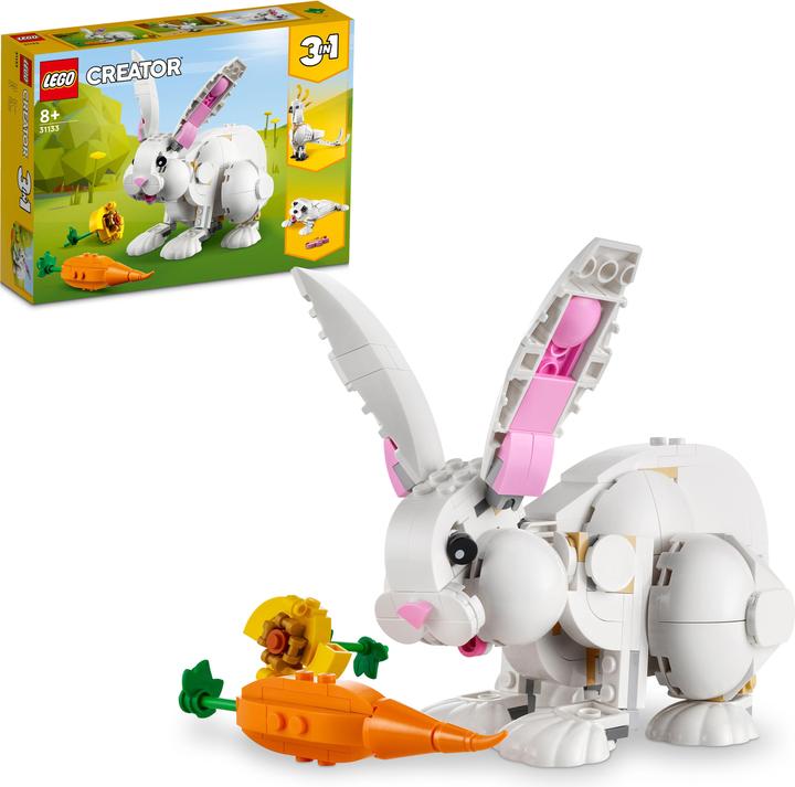 Produktbild LEGO Weisser Hase (31133, LEGO Creator 3-in-1)