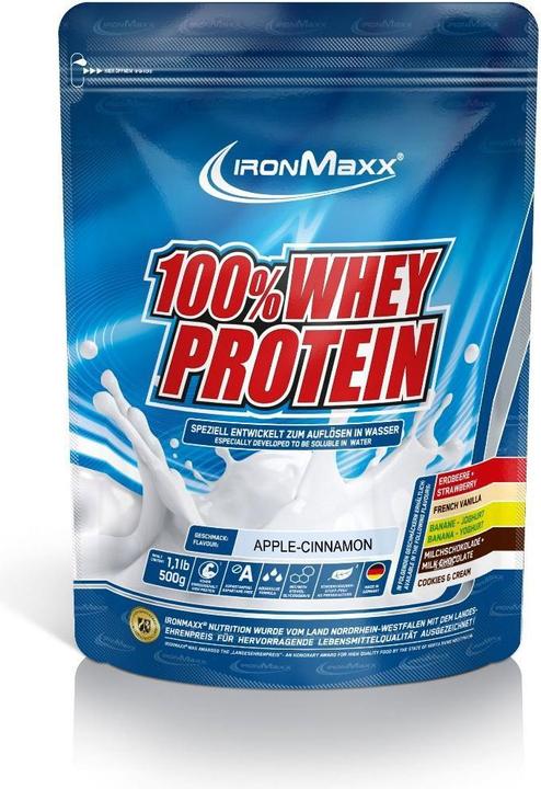 Actual product image IronMaxx Whey Protein (Apple, Cinnamon, 1 pcs., 500 g)