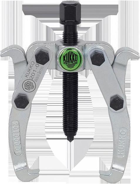 Immagine prodotto Kukko Estrattore serie 201 a 2 bracci a serraggio esterno l.100mm a serraggio d.75mm passi di regolazione