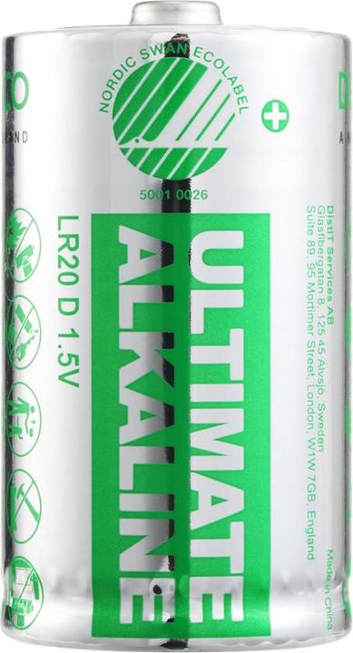 Image du produit Deltaco Piles alcalines Ultimate, L (10 pcs, D)