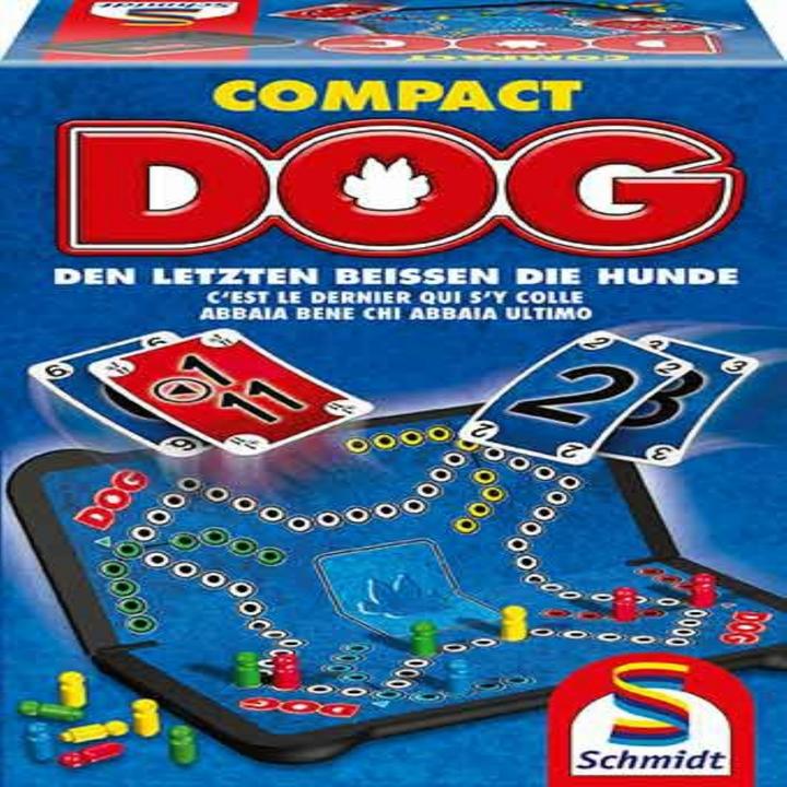 Actual product image Schmidt Spiele Dog Compact The dogs bite the last (German)