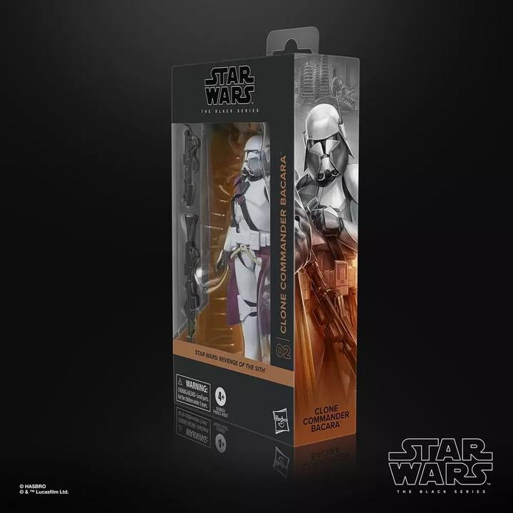 Immagine prodotto Hasbro Star Wars Episodio III Serie Nera Comandante Clone Bacara