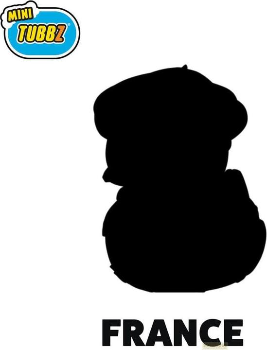 Actual product image Numskull Travel Tubbz Mini PVC Figure France 5 cm