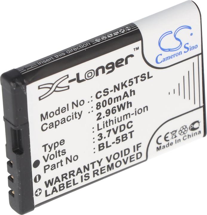 Image du produit Nokia Batterie BL-5BT, 2600 Classic, 7510