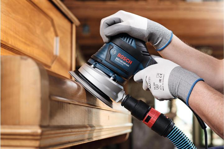 Actual product image Bosch Zubehör PRO F460 sanding sheet, 93 x 93 mm, G60, G80, G120, G180, G240, 5 pcs. (60, 80, 100, 120, 180)