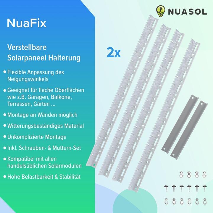 Actual product image Nuasol Adjustable bracket (Solar system mounting material)