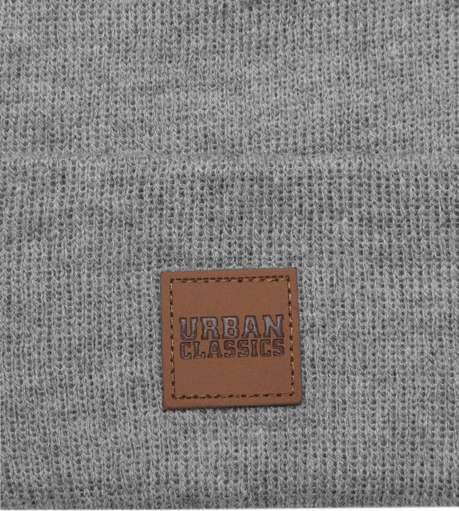 Produktbild Urban Classics Leatherpatch Long Beanie (One Size)