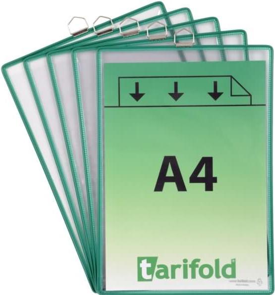 Produktbild Tarifold - Sichttaschen mit Metallaufhänger (A4, 5 x)