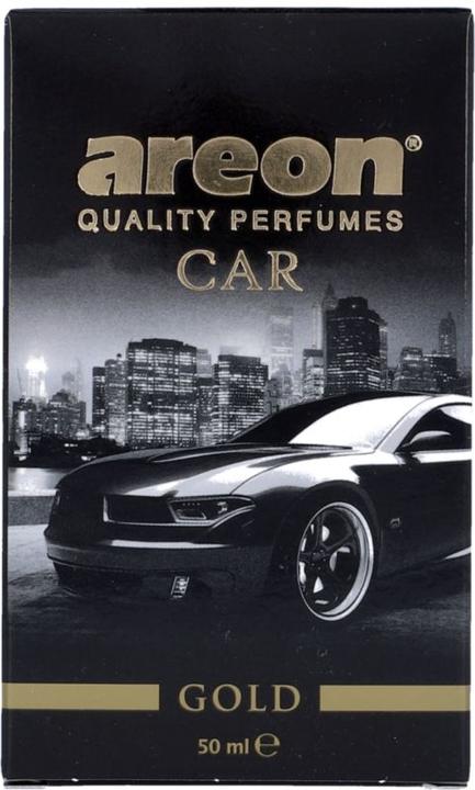 Actual product image Areon Car Perfume Gold 50 ml glass bottle
