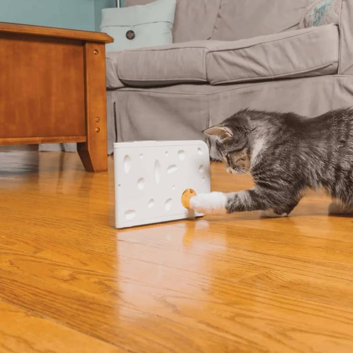 Actual product image PetSafe Cheese Automatic Cat Toy (Catmint toy)
