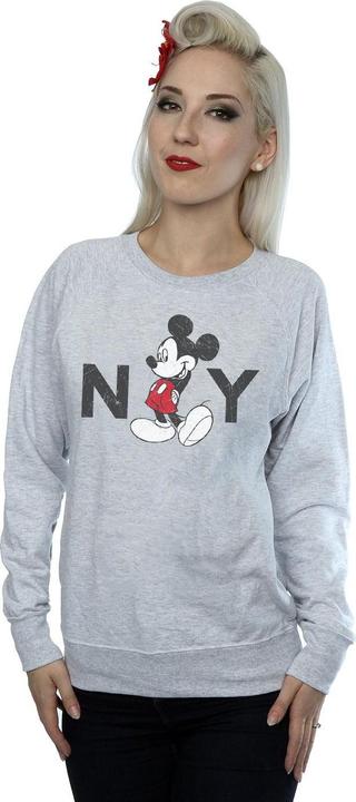 Actual product image Disney Womens/Ladies Mickey Mouse NY Sweatshirt (M)