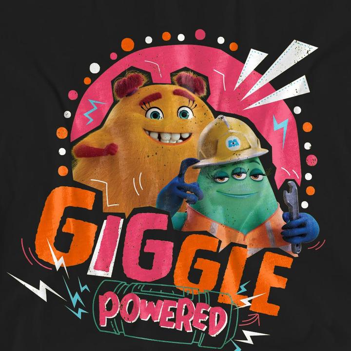 Actual product image Monsters at Work Unisex Adult Giggle Powered Val & Cutter T-Shirt (XXL)