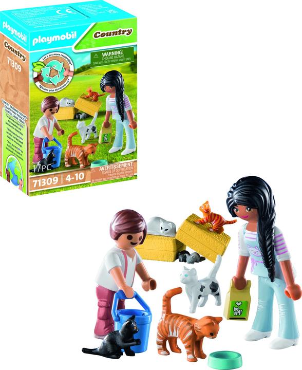 Produktbild Playmobil Katzenfamilie (71309, Playmobil Country)